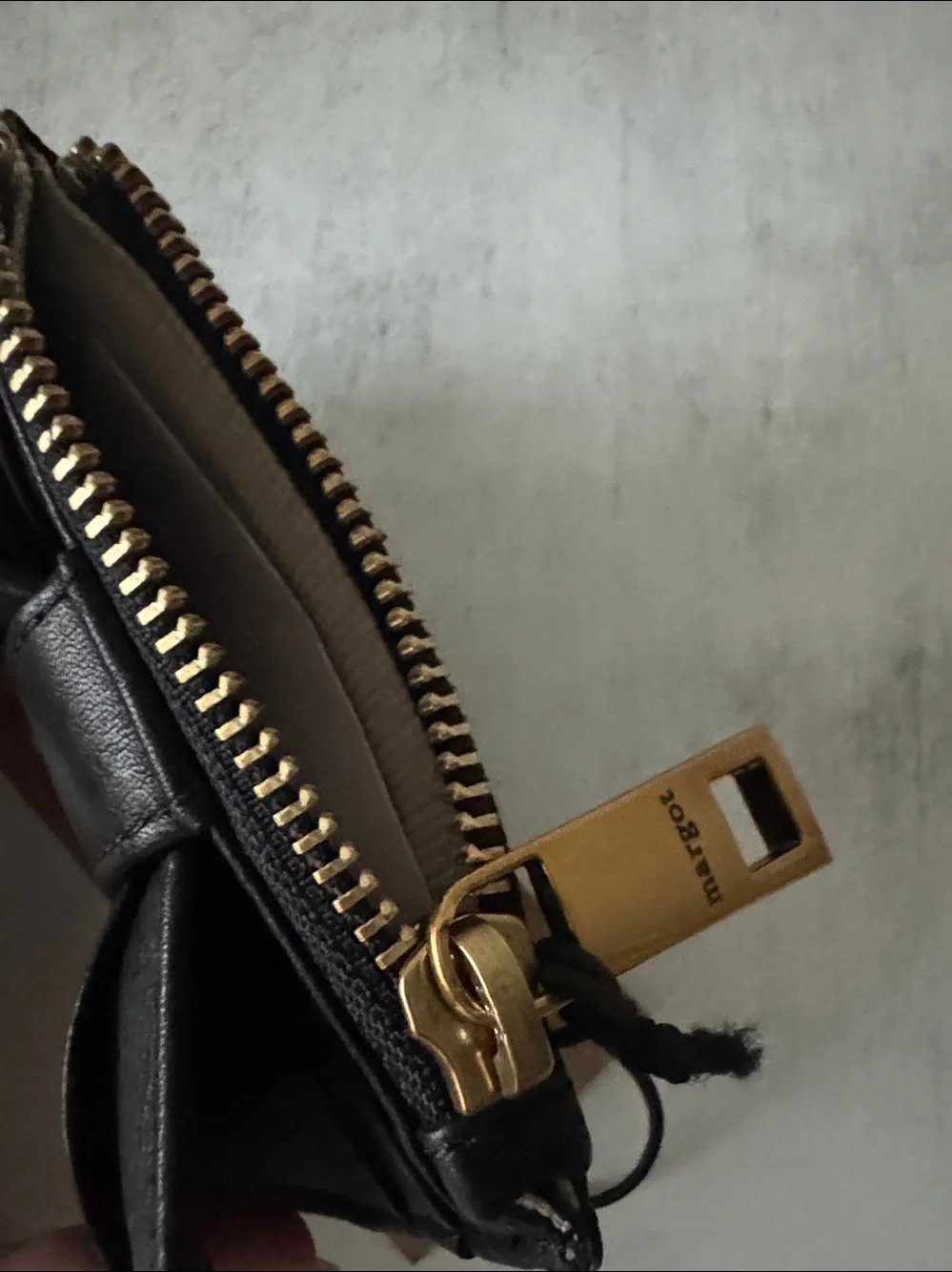 Margot Wallet Betty Zip Leather Card Holder Black 4